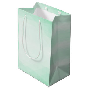 Bolsa De Regalo Mediana Moderna y creativa elegante Mint Green Color Trend