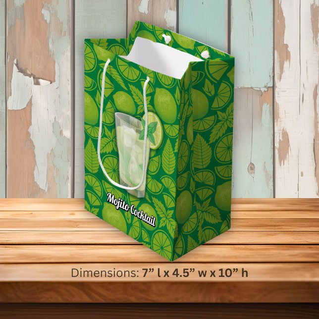 Bolsa De Regalo Mediana Mojito (Subido por el creador)