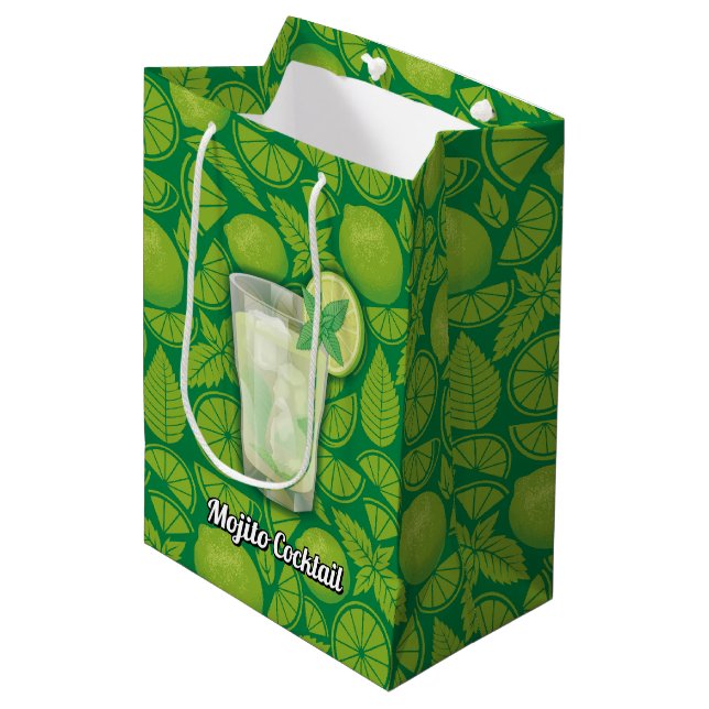 Bolsa De Regalo Mediana Mojito (Angulo Anverso)