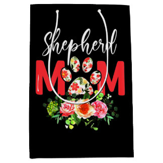 Bolsa De Regalo Mediana Mom Cute German Shepherd
