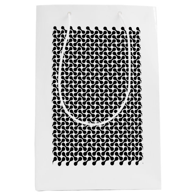 Bolsa De Regalo Mediana Mono Maze - Flujo retro (Anverso)