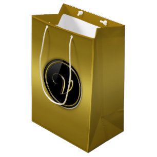 Bolsa De Regalo Mediana Monograma "Carta V"