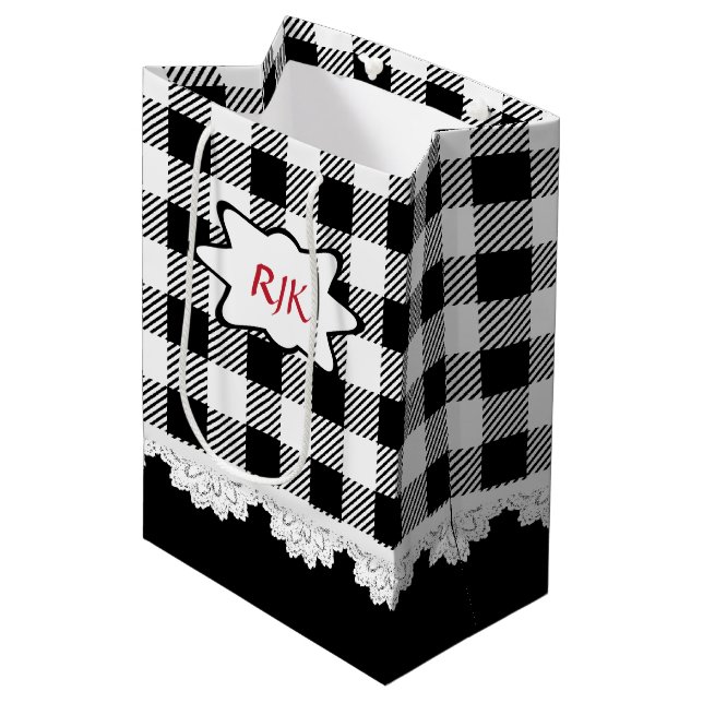 Bolsa De Regalo Mediana Monograma País Plantado (Angulo Anverso)