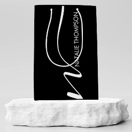 Bolsa De Regalo Mediana Monograma personalizado personalizado con el nombr