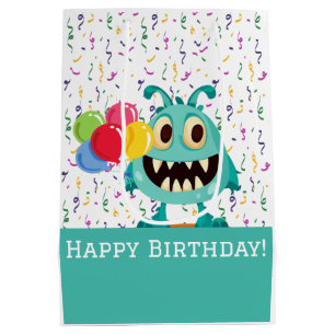 Bolsa De Regalo Mediana Monstruo/Personalizado/extranjero