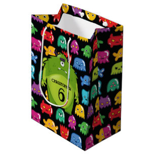 Bolsa De Regalo Mediana Monstruo verde