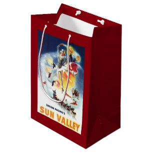 Bolsa De Regalo Mediana Montaje de Sonja Henje del poster de Sun Valley