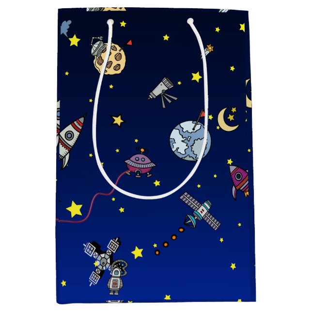 Bolsa De Regalo Mediana Moon Adventure (Anverso)