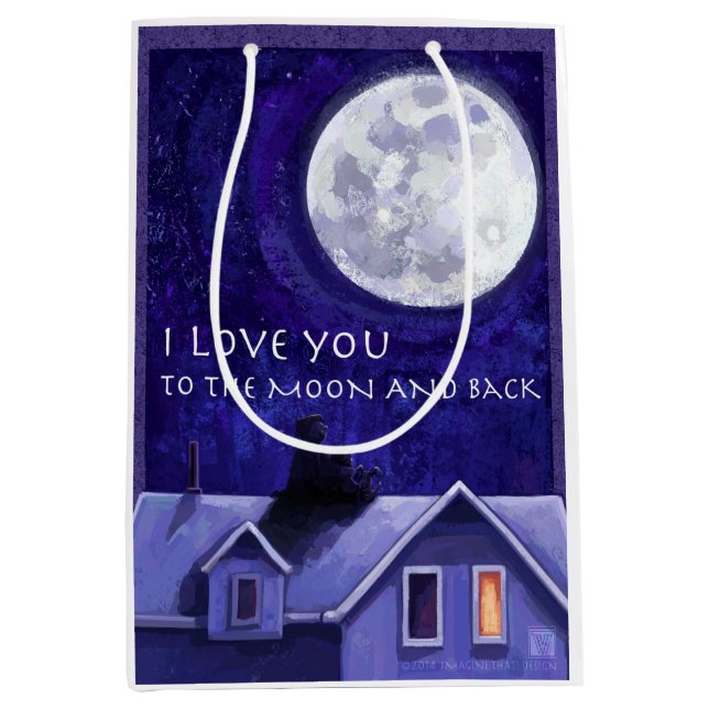 Bolsa De Regalo Mediana Moon Watch (Anverso)