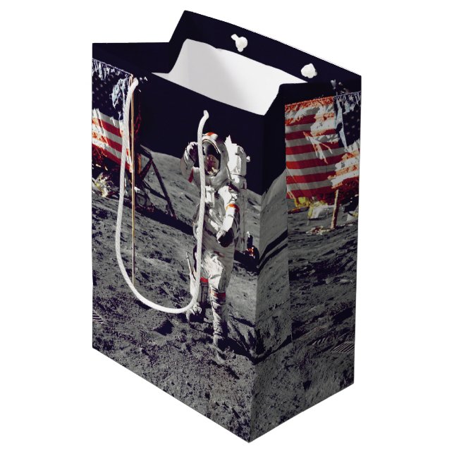 Bolsa De Regalo Mediana Moonwalk Apollo 17 (Angulo Anverso)