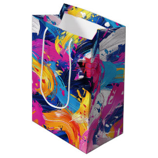 Bolsa De Regalo Mediana motif coups de pinceaux