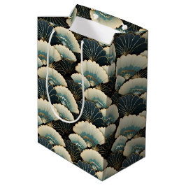 Bolsa De Regalo Mediana Motif de fanáticos japoneses inspirados en el oro