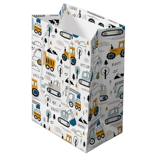 Bolsa De Regalo Mediana Mover el patrón de vehículo (Angulo Anverso)