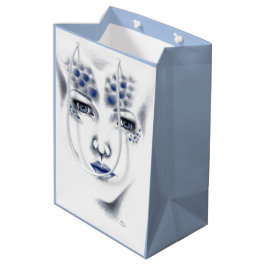 Bolsa De Regalo Mediana Mujer Alien Bella del Universo Arte Original