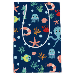 Bolsa De Regalo Mediana Mundo del Mar