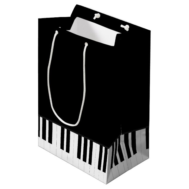 BOLSA DE REGALO MEDIANA MÚSICA DEL PIANO (Angulo Anverso)