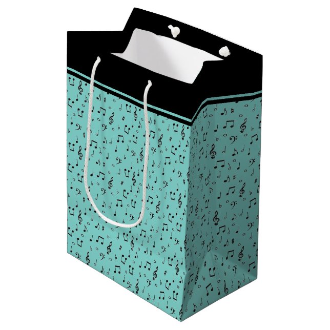 Bolsa De Regalo Mediana Música negra (Angulo Anverso)