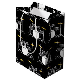 Bolsa De Regalo Mediana Músico de la banda de tambor