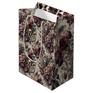 Bolsa De Regalo Mediana Nacido en Bloom - Victoriano Gótico