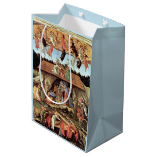 Bolsa De Regalo Mediana Nacimiento de Cristo, Natividad Mística por Bottic