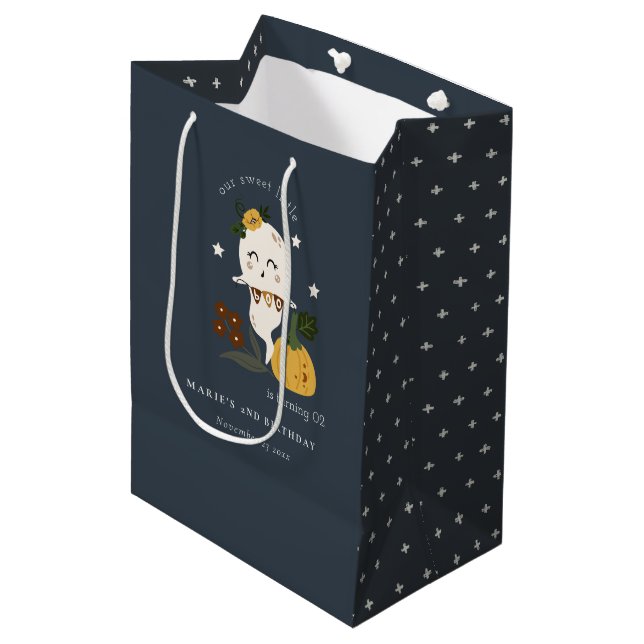 Bolsa De Regalo Mediana Nacimiento de la Marina de Halloween (Angulo Anverso)
