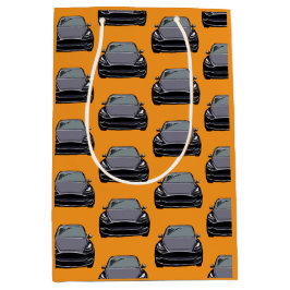Bolsa De Regalo Mediana Naranja de coches SUV de vehículo eléctrico gris o