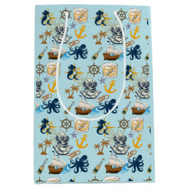 Bolsa De Regalo Mediana  Nautical Bachelor Party