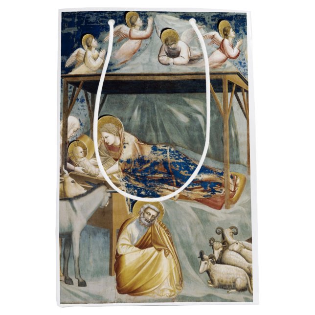 Bolsa De Regalo Mediana Navegación (nacimiento de Jesucristo) (por Giotto) (Anverso)