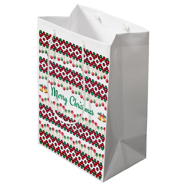 Bolsa De Regalo Mediana Navidad (Angulo reverso)