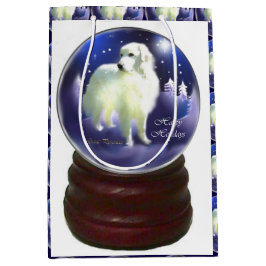 Bolsa De Regalo Mediana Navidad de Gran Pirineo