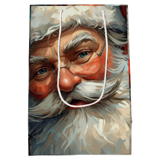 Bolsa De Regalo Mediana Navidad de Papá Noel