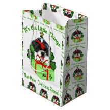 Navidad de Shih Tzu