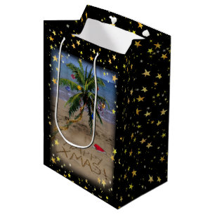 Bolsa De Regalo Mediana Navidad tropical
