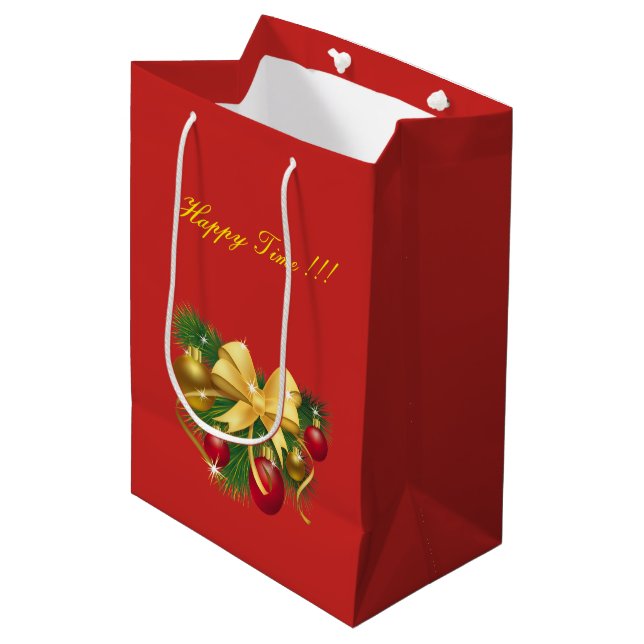 Bolsa De Regalo Mediana Navidades (Angulo Anverso)