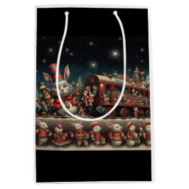 Bolsa De Regalo Mediana Navidades caprichosos Tren 2