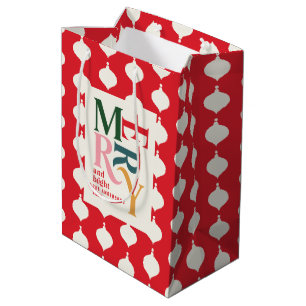 Bolsa De Regalo Mediana Navidades coloridos y meridionales