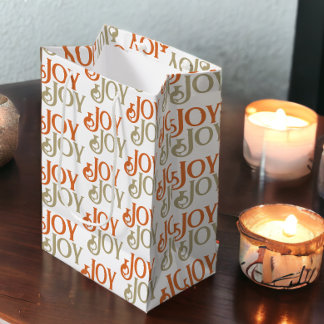 Bolsa De Regalo Mediana Navidades de Alegría Moderna