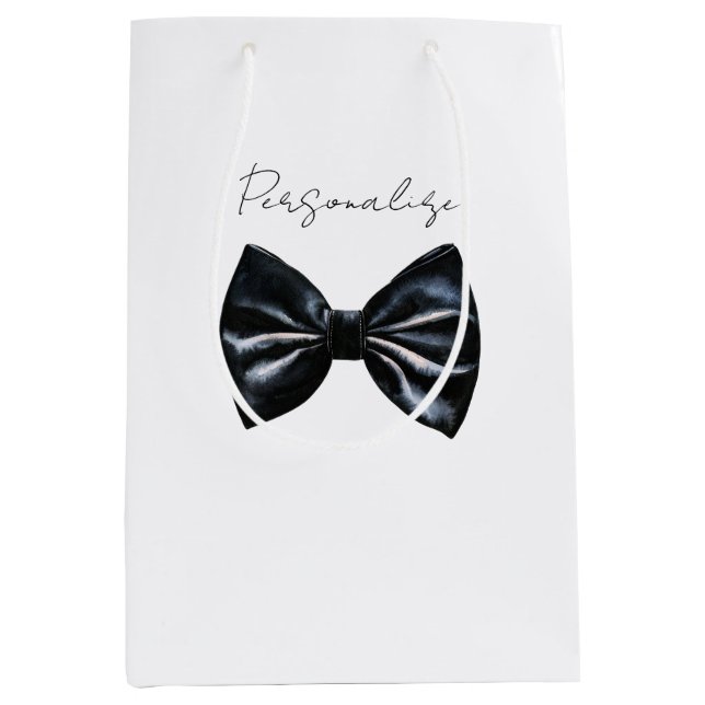 Bolsa De Regalo Mediana Navidades de Black Tie (Anverso)