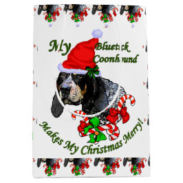 Bolsa De Regalo Mediana Navidades de Bluetick Coonhound