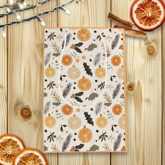 Bolsa De Regalo Mediana Navidades de bonito y Naranja (Subido por el creador)