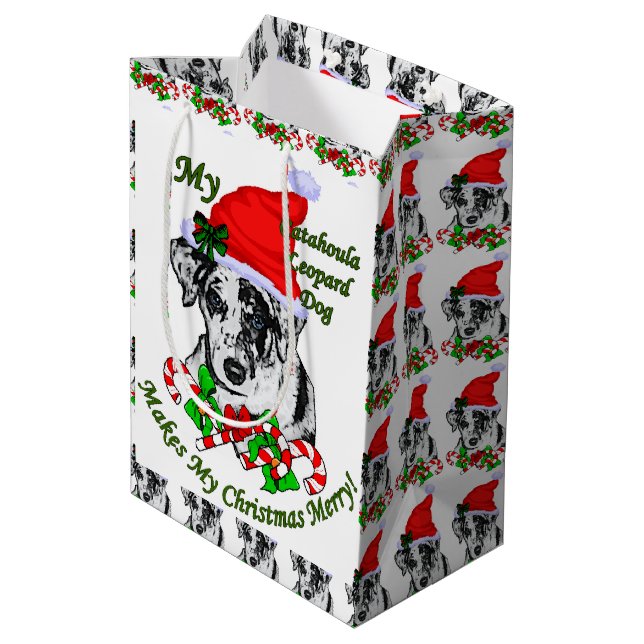 Bolsa De Regalo Mediana Navidades de Catahula Leopard Lovers (Angulo reverso)