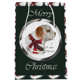 Bolsa De Regalo Mediana Navidades de Clumber Spaniel