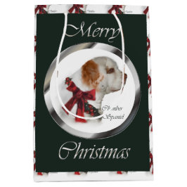 Bolsa De Regalo Mediana Navidades de Clumber Spaniel