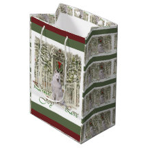 Navidades de Cute Samoyed