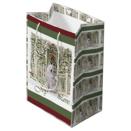 Bolsa De Regalo Mediana Navidades de Cute Samoyed