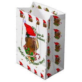 Bolsa De Regalo Mediana Navidades de Dogue de Bordeaux
