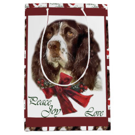 Bolsa De Regalo Mediana Navidades de English Springer Spaniel
