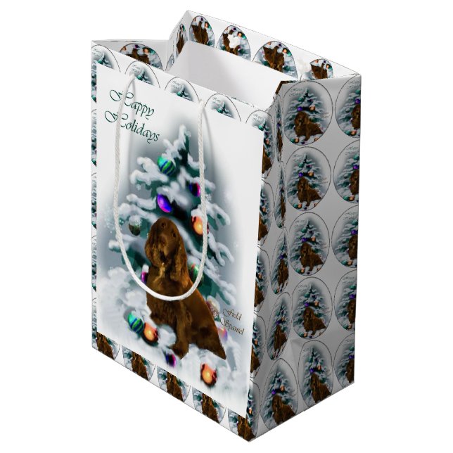 Bolsa De Regalo Mediana Navidades de Field Spanish (Angulo reverso)