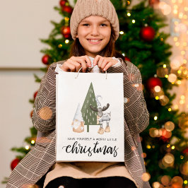 Bolsa De Regalo Mediana Navidades de Gnome nórdicos