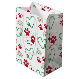 Bolsa De Regalo Mediana Navidades de IMPRESIONES DE PERRO Festividad y COR